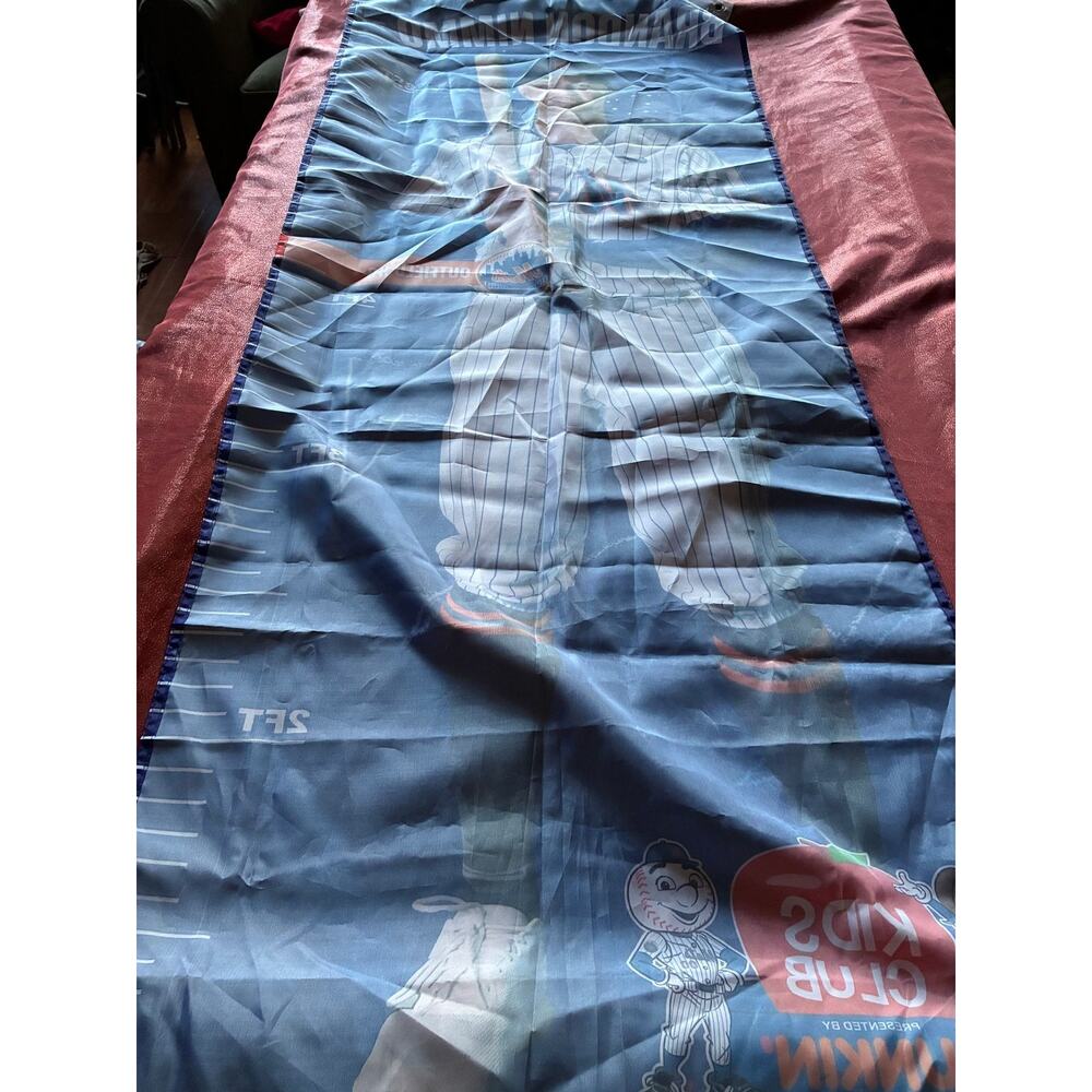 New York Mets Kids Club Growth Chart Banner Brandon Nimmo Dunkin Official MLB - Picture 4 of 4